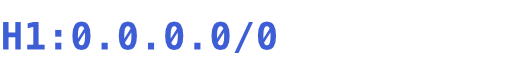 H1:0.0.0.0/0